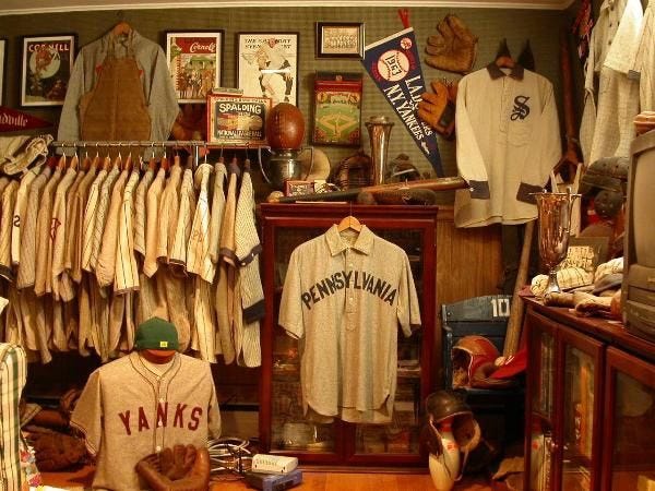 Vintage sports collectibles cheap