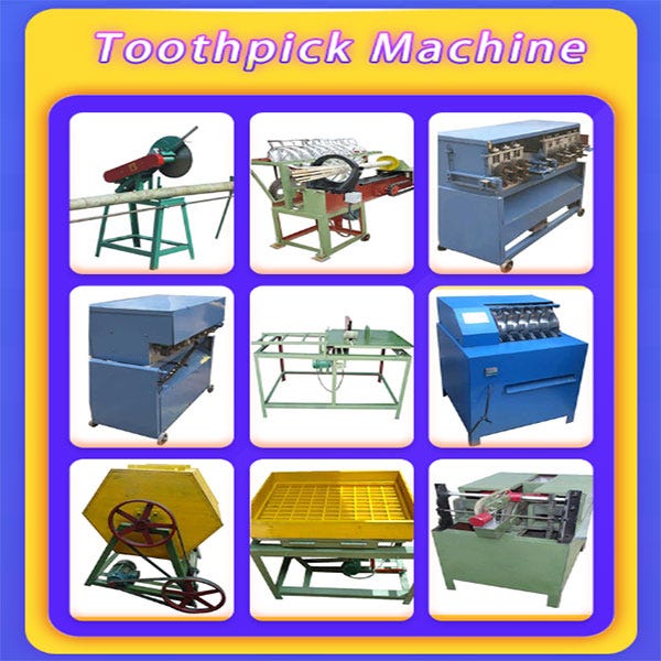 Toothpick Making Machines With Professional Technical Support by