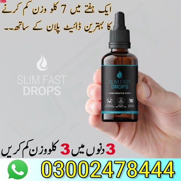 Slim Fast Drops In Rawalpindi ! Order Now — 03002478444 by Official