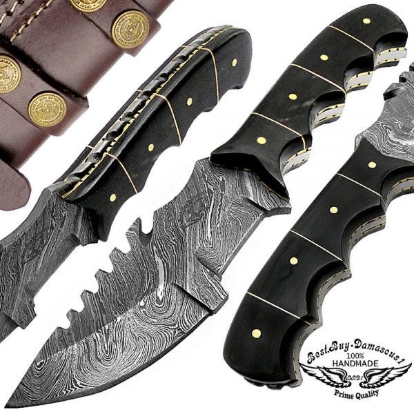 Top 3 Damascus Fixed Blade Knives 