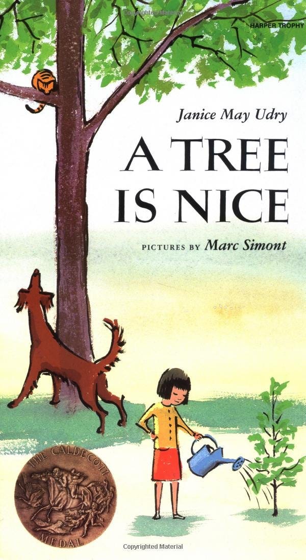 It is on the tree. Книга the last tree. what a nice tree i love trees. what a nice tree.