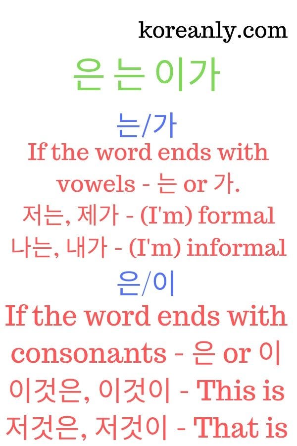 Korean grammar — 은/는 이/가. Korean grammar — 은/는 이/가 Definition by
