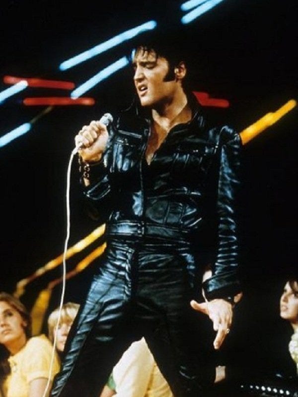 elvis leather jacket