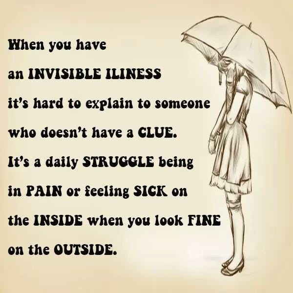 The Invisible Illness Curse For All Of Us That Suffer From An… By Christine Tennis Medium