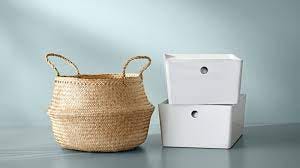 8 Smart Ways to Organize your room with storage baskets for a Less  Cluttered Home, by Konectix Team