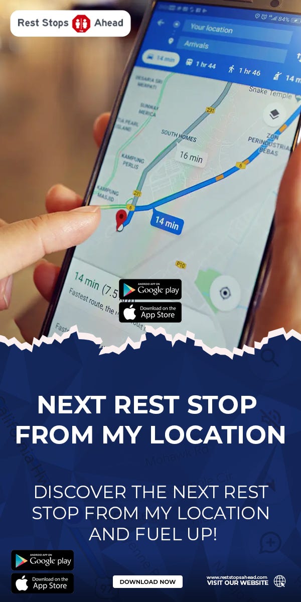 Getting to the Next Rest Stop How to Find It From Your Current