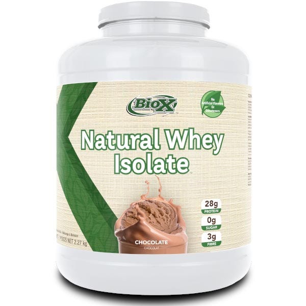 Natural Whey Isolate Protein Powder in Canada — 100 Natural by BioX