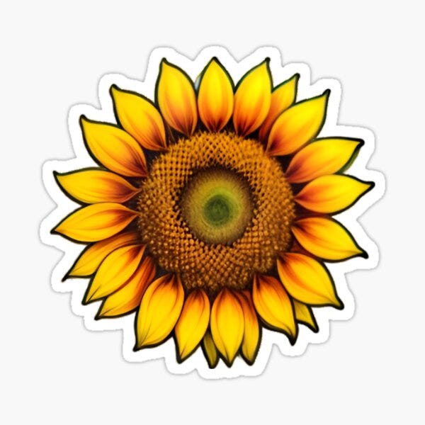 iframely: Where to Buy Pretty Sunflower Sticker?