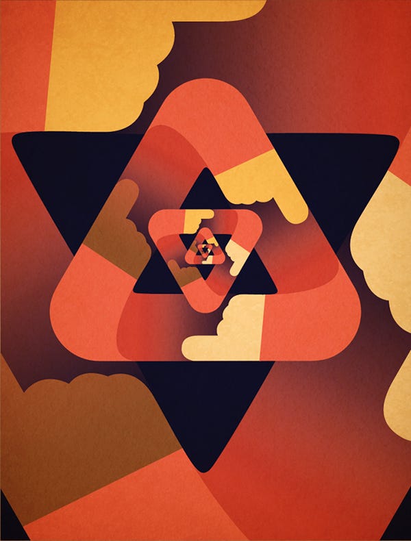 Illustration: Blame Game av Silvina Guerreiro | CC BY-NC 4.0
