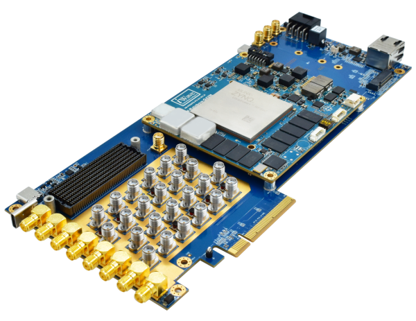 iW-RainboW-G42P: ADC/DAC RFSoC PCIe Card