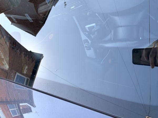 Windscreen Replacement in Leicester on a 2017 BMW 118d