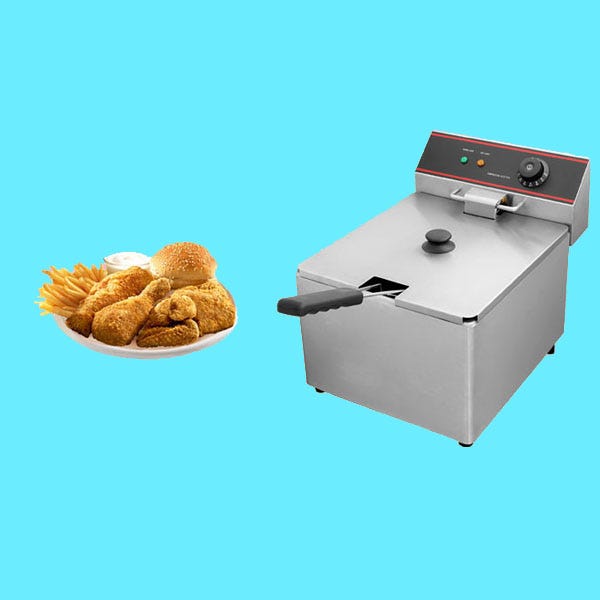 Commercial countertop fryer. A countertop fryer is a kitchen… by