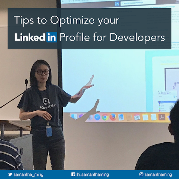 Tips to Optimize your LinkedIn Profile for Developers | by Samantha ...