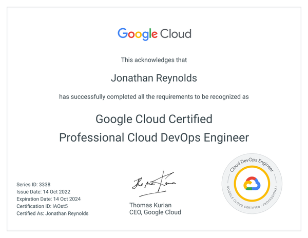 How I Passed the Google Cloud Professional Cloud DevOps Engineer Exam