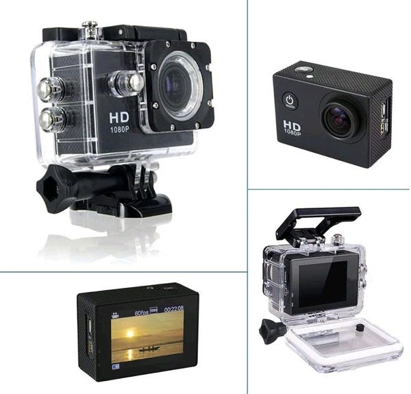 Full HD 1080p Sports Action Waterproof Camera