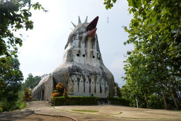 Nyamannya di Gereja Ayam Bukit Rhema