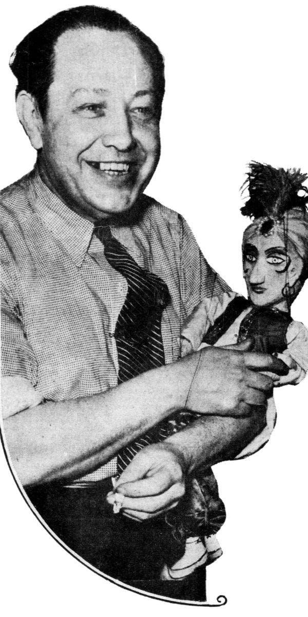 Old Man Joe Marionette Puppet