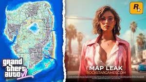 Map of GTA VI. Reimagined Vice City, huge area - Maps on the Web