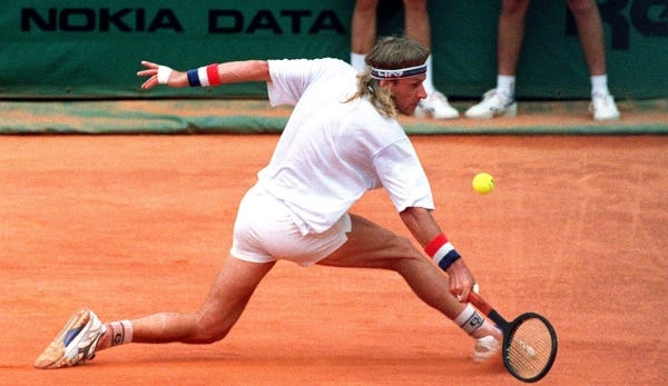 Björn Borg's 1991 Comeback to Tennis, by Tom Brogan