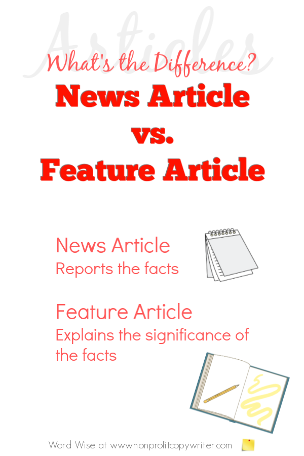 what is the difference between essay and feature article