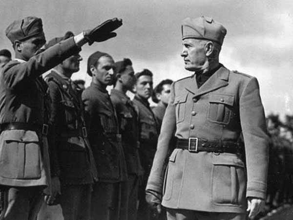 Mussolini (public domain image from Wiki Commons)