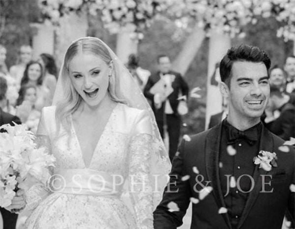 Wow, Sophie Turner's Wedding Dress Decorated with 100 Thousand