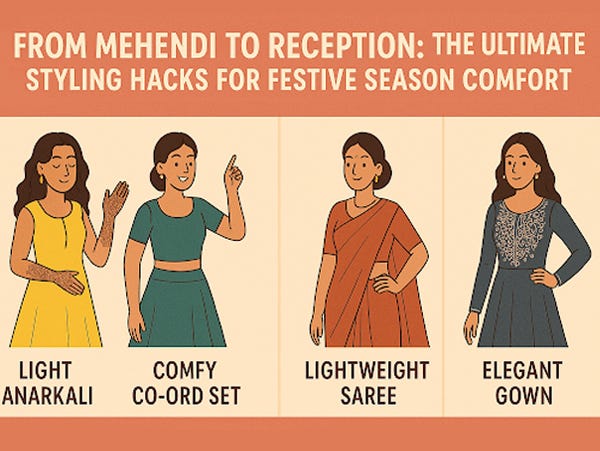 From Mehendi to Reception: The Ultimate Styling Hacks for Festive Season Comfort