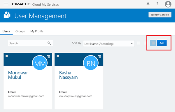 Administering Users, Roles & Credentials Store — Oracle Management ...