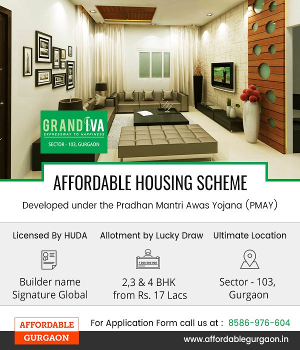 Affordable Housing Schemes in Gurgaon by ajeet Medium