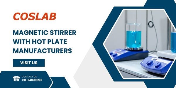 Top Magnetic Stirrer With Hot Plate Manufacturer in India
