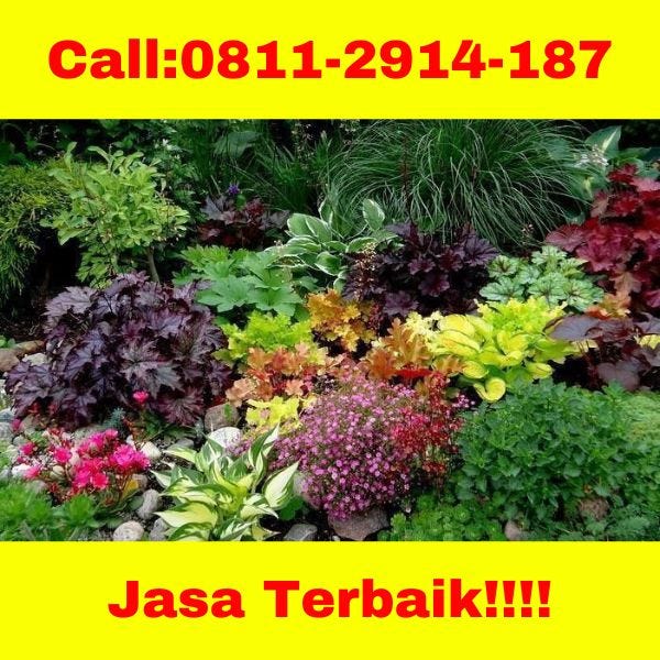 HARGA TERJANGKAU ! CALL! 0811-2914-187 Jasa Desain Taman Persegi
