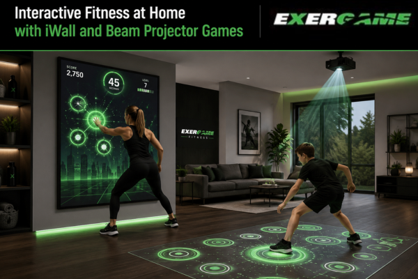 Interactive Fitness at Home with iWall and Beam Projector Games