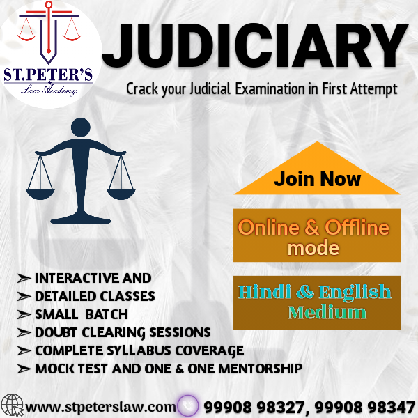 Best Judiciary Coaching in Delhi India Mukherjee Nagar St. Peters