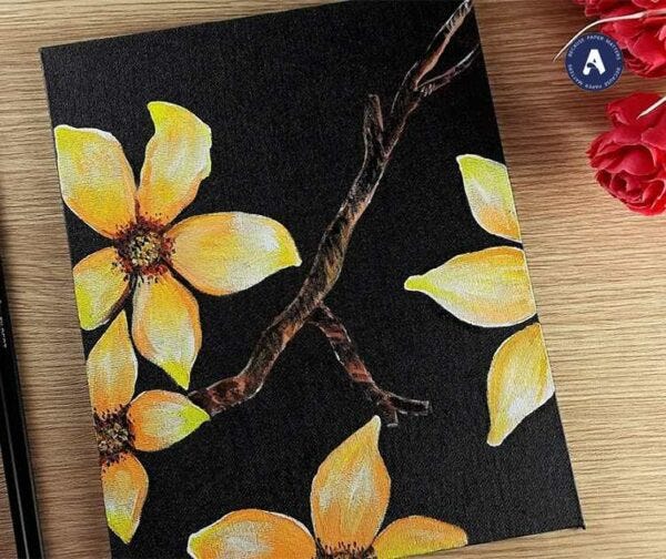 Guiding Your Brush: Tips for Successful Painting on Black Canvas, by Ayush  Paper