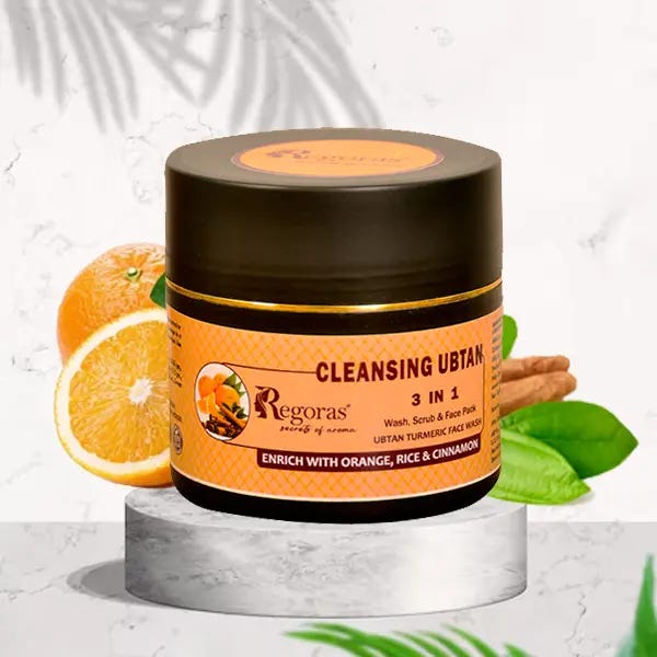 Regoras 3-in-1 Cleansing Ubtan Face Wash | A Natural Boost to Your Skincare Routine