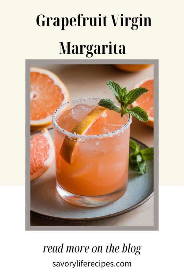 Grapefruit Virgin Margarita: The Ultimate Refreshing Mocktail Recipe