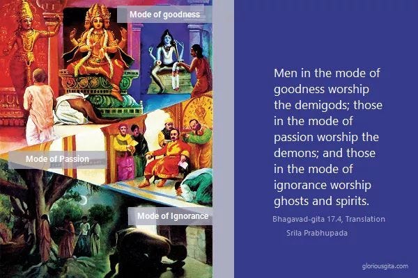 ‘different Types Of Worship —revealed In Bhagavad Gita By Bhagavad