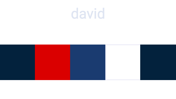 David is strong and classic.