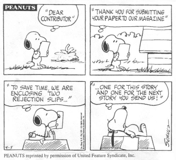 Desk Rejection. After reflecting on a recent desk… by Peter Howley