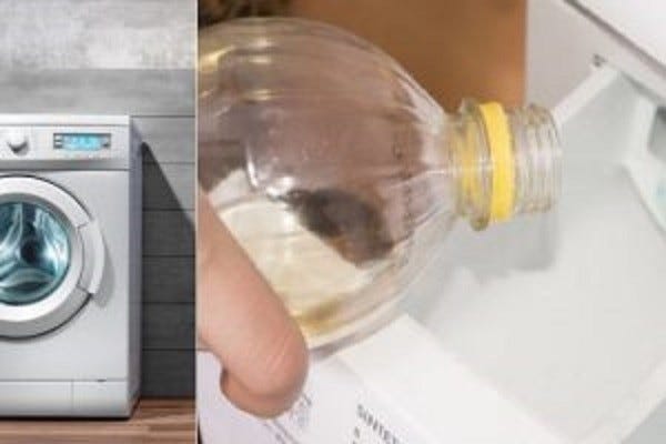 Ecco cosa succede se versi mezzo bicchiere di aceto nella lavatrice