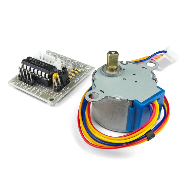 ULN2003 & 28BYJ-48 Stepper Motor. 7-ch Darlington Sink Driver — .6A@50v… |  by J3 | Jungletronics | Medium