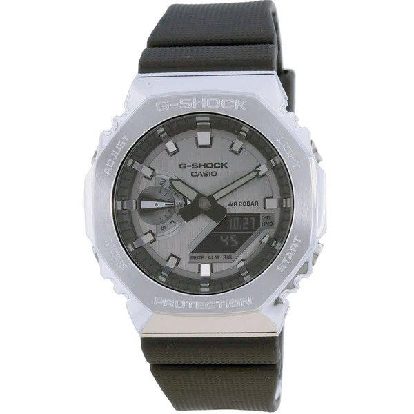 for Special Dial | Casio the by Watch Fashion Bezel Interaction G-Shock Medium | GM-2100–1ADR with Case LLC Men\'s