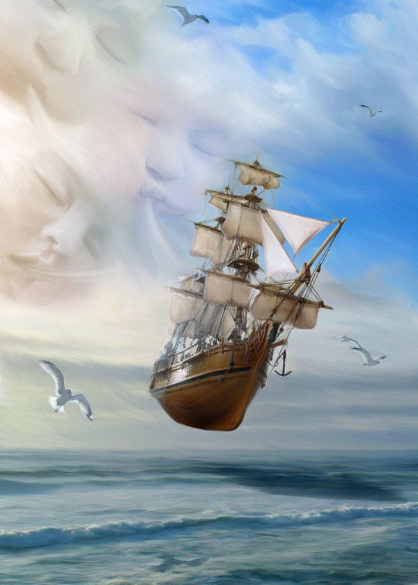 SURREAL — A magia do Navio Voador.
