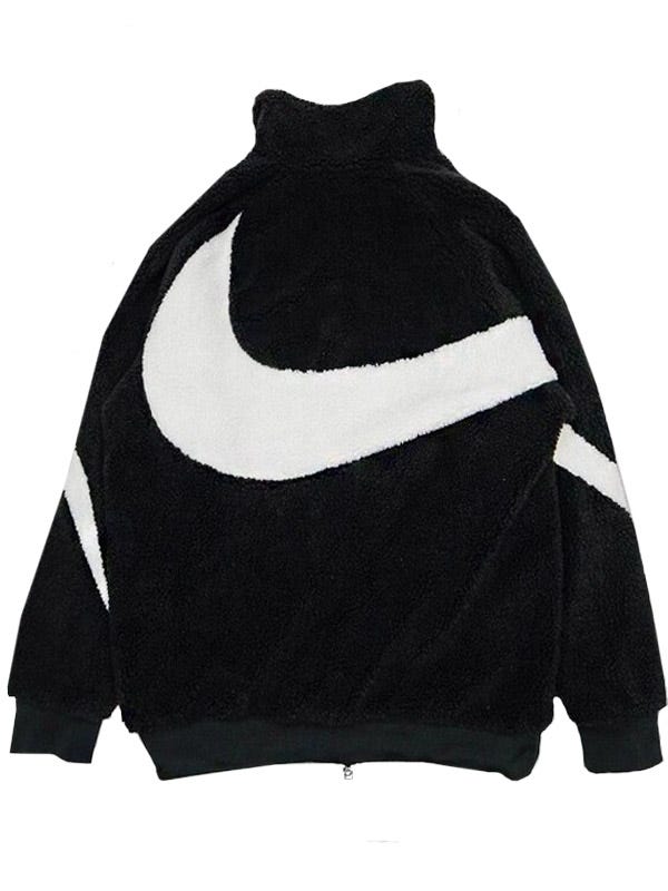 Nike Big Swoosh Boa Reversible Jacket - Lejackets.official - Medium