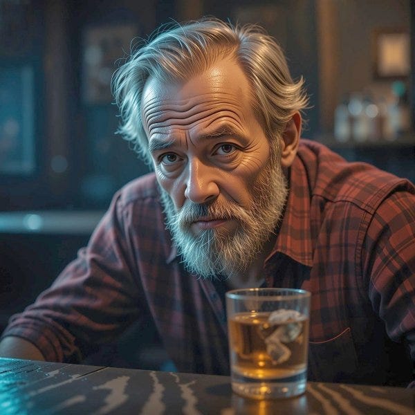 Man in a bar by North Studio