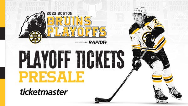 Boston Bruins: Exclusive Access to 2023 Playoff Tickets Mar 12, 2023