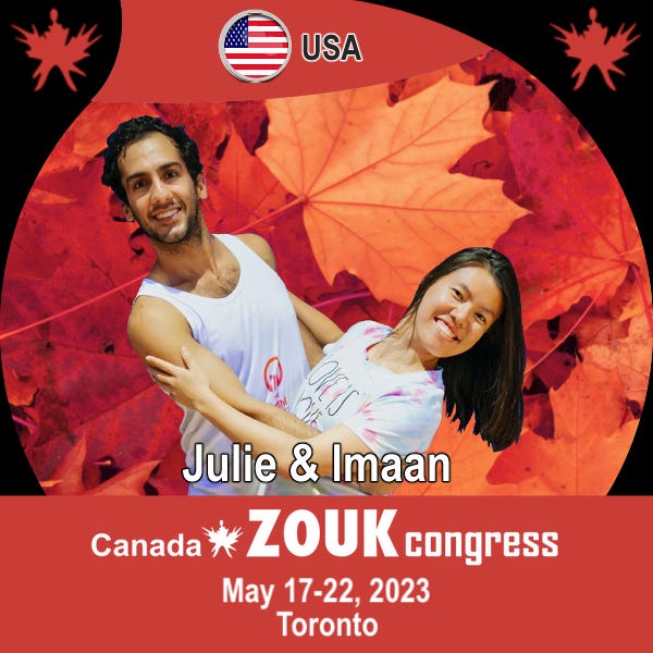 A Memorable Experience from my First Canada Zouk Congress by Imaan