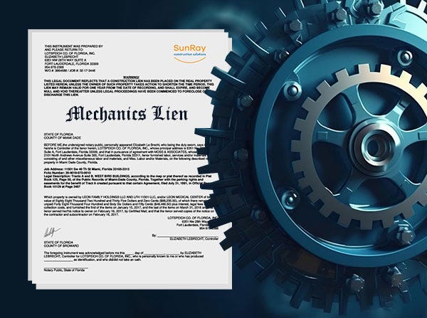 Crucial Details Regarding Mechanics Lien Filing in Florida