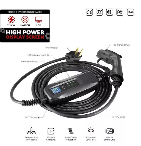 Ev Charging Cable Online - Handweev EV Charger - Medium