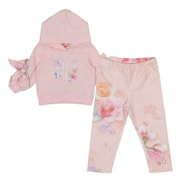 The Lapin House Pink Hope Floral Tracksuit: A Splash of Style and ...